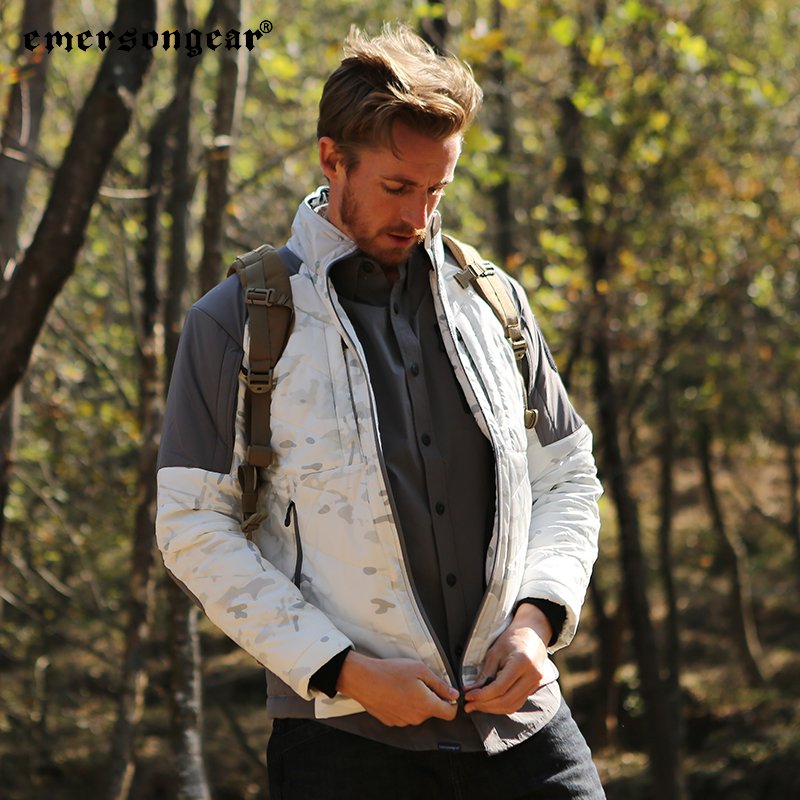 Emersongear Technology Warm Windproof Tactical Jacket Outdoor Lightweight Coat Plus Size Bomber Men's Jackets