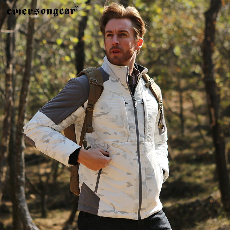 Emersongear Technology Warm Windproof Tactical Jacket Outdoor Lightweight Coat Plus Size Bomber Men's Jackets