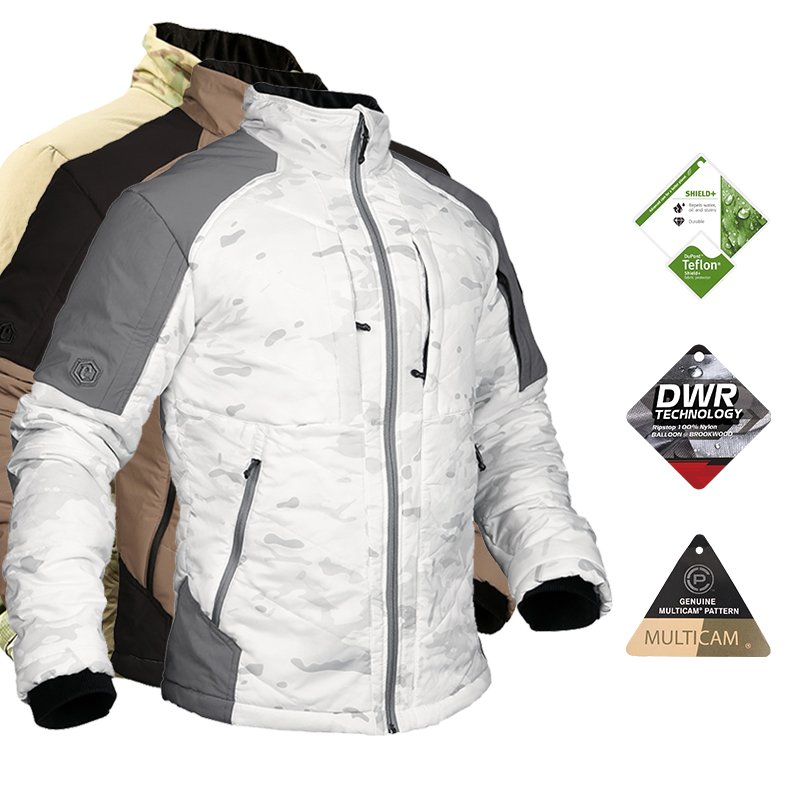 Emersongear Technology Warm Windproof Tactical Jacket Outdoor Lightweight Coat Plus Size Bomber Men's Jackets