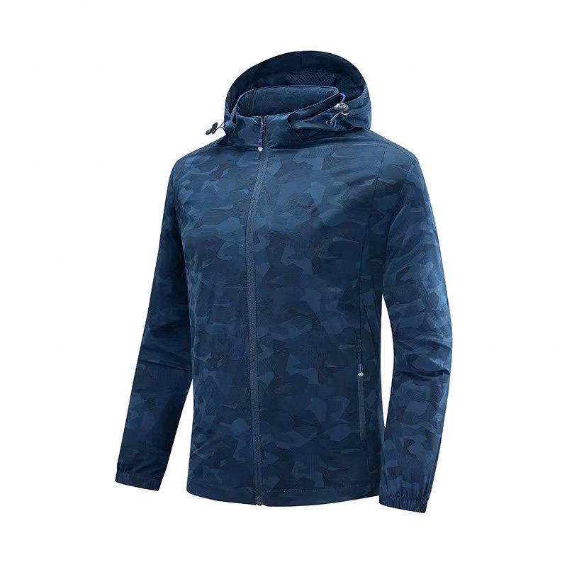 2024 men outdoor clothes spring sporting outerwear jacket hooded fashion bomber zipper jacket for men