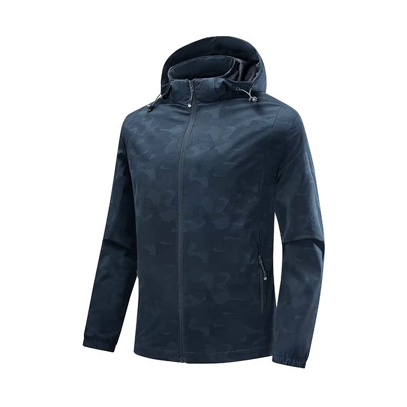 2024 men outdoor clothes spring sporting outerwear jacket hooded fashion bomber zipper jacket for men