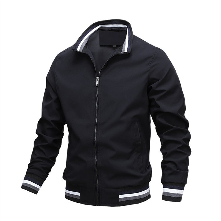 Casual Sportswear Plus Size Jackets For Men Zip Up New Sports Jacket