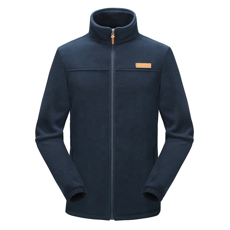 Wholesale Outerwear Warm Men Solid Coat Autumn Soft Shell Fleece Men's Jacket