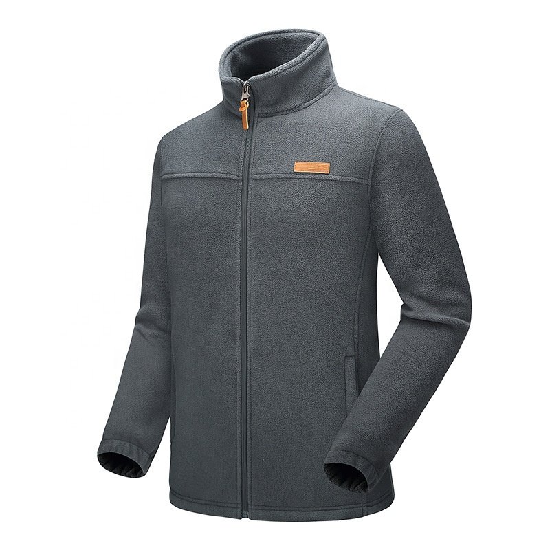 Wholesale Outerwear Warm Men Solid Coat Autumn Soft Shell Fleece Men's Jacket