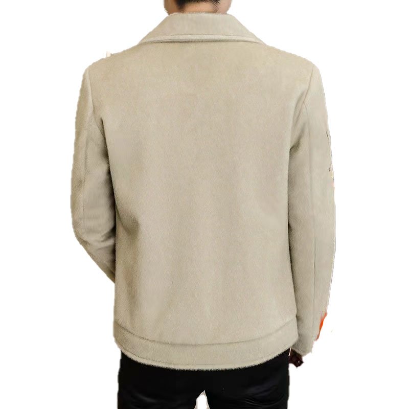 Men's Jacket Spring And Autumn Slim Fit Solid Color Jacket Men's Teenager Plus Size Jacket Men's Coats