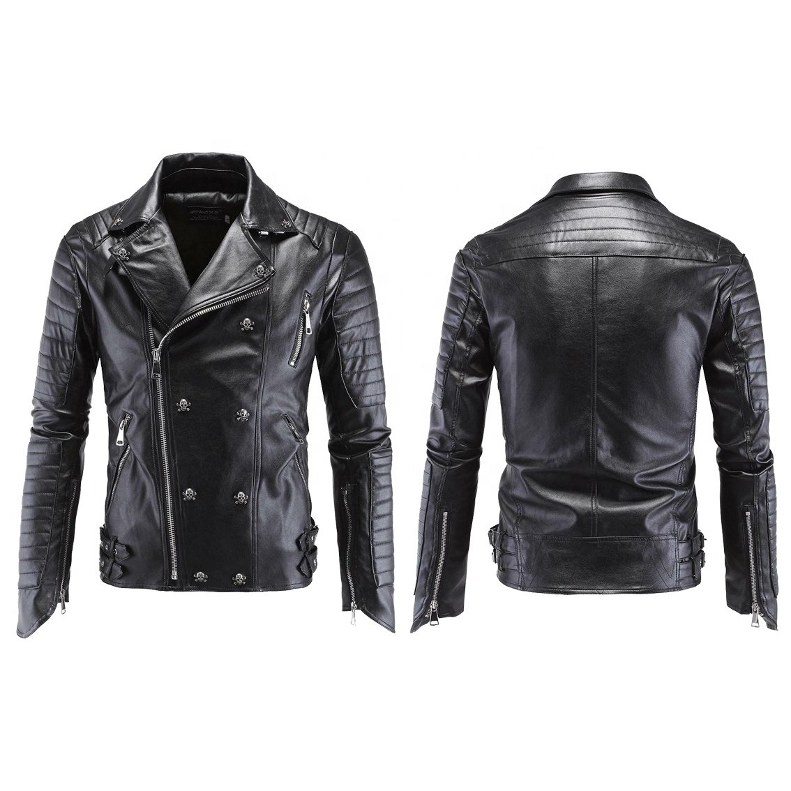Customized Winter Leather Jackets Custom Men Lamb Skin Winter Jackets Women Leather Jackets men