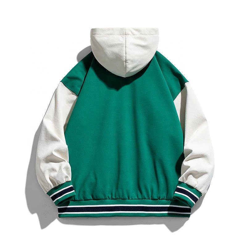 New Style Men's Jacket With Popular Patchwork Design Baseball Uniform Mens Baseball Jacket Polyester Premium Letterman Jacket