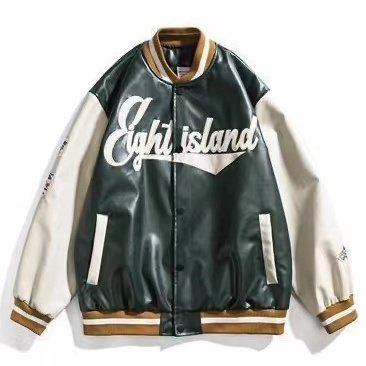 2022 New American Letter Embroidered Jackets Coats Men's Y2K Street Hip Hop Wild Baseball Uniform Couple Casual Jackets