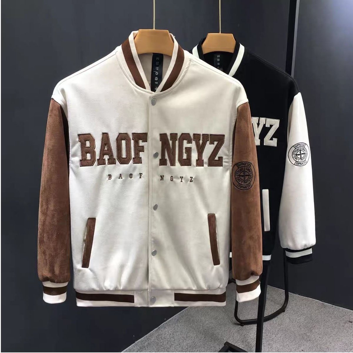 2024 custom high quality fashion fall casual vintage ripped blue man men's jackets denim mens jean jacket
