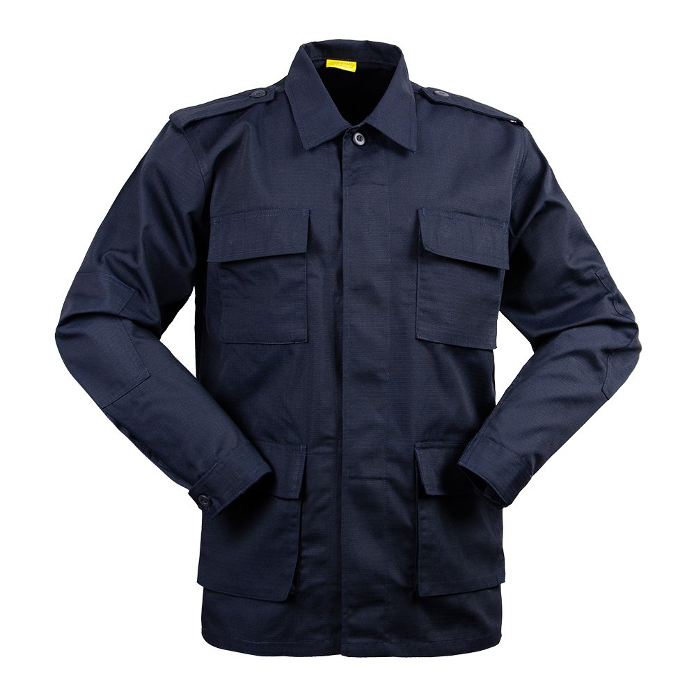 Custom Dark Blue Security Workwear Uniform Tactical Pullover Men's Jacket & Pants