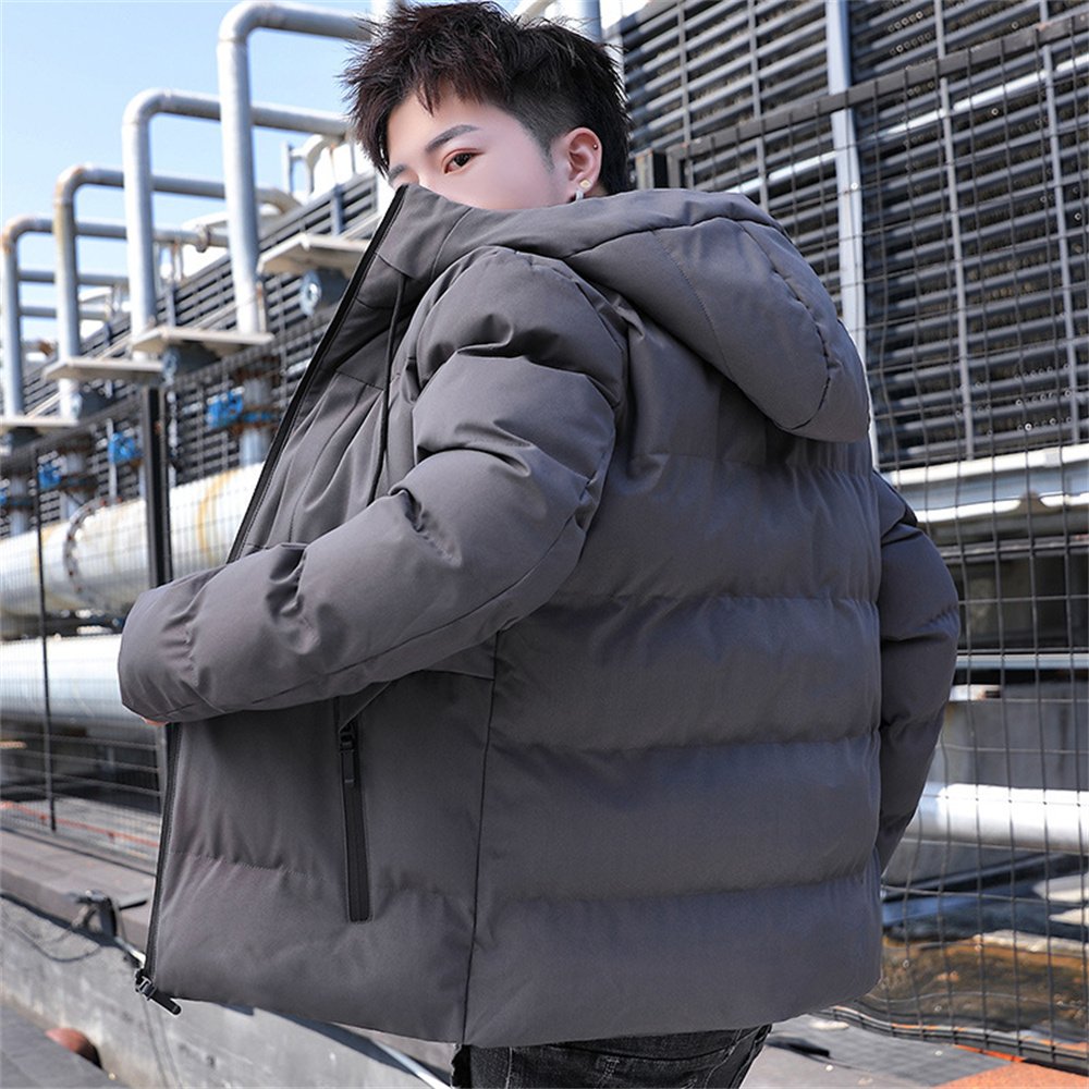 Spring, Autumn and Winter Men's Customized Logo Outdoor Zipper Waterproof Hooded Warm Top > Men's Clothing > Men's Jackets