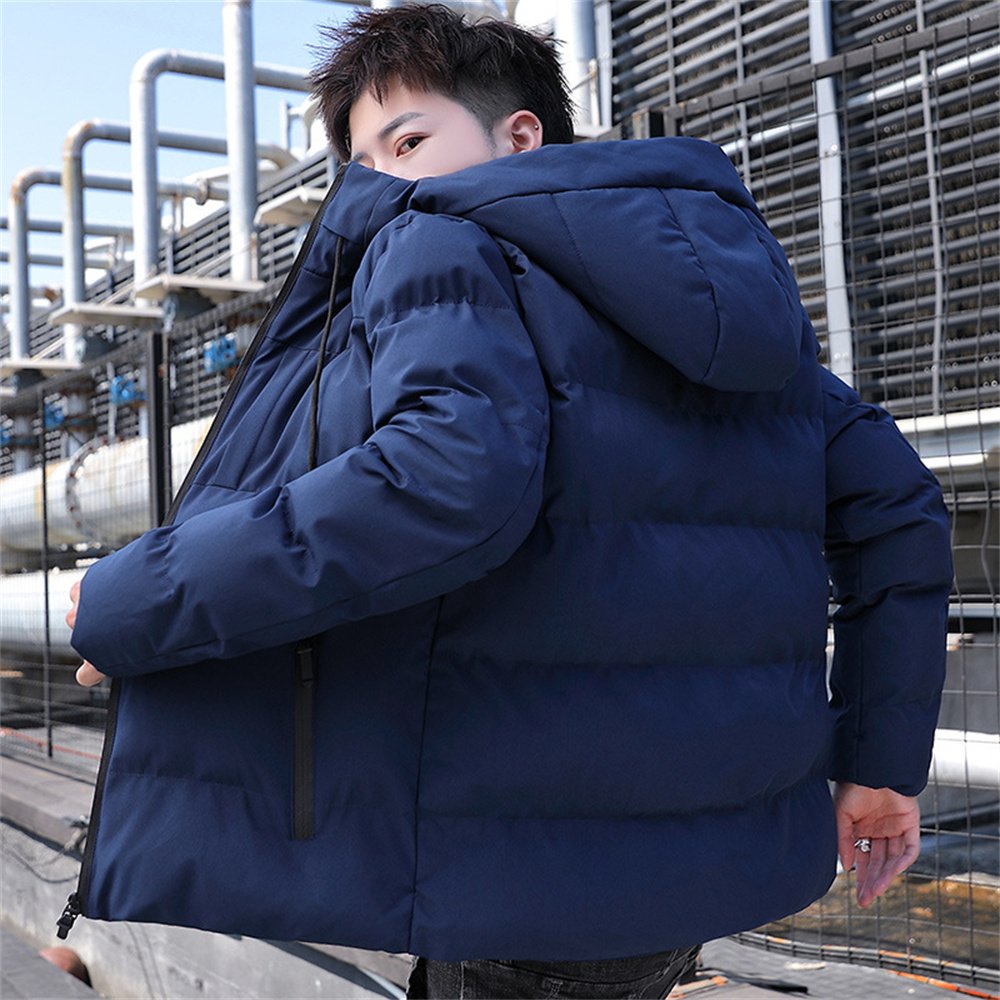 Spring, Autumn and Winter Men's Customized Logo Outdoor Zipper Waterproof Hooded Warm Top > Men's Clothing > Men's Jackets