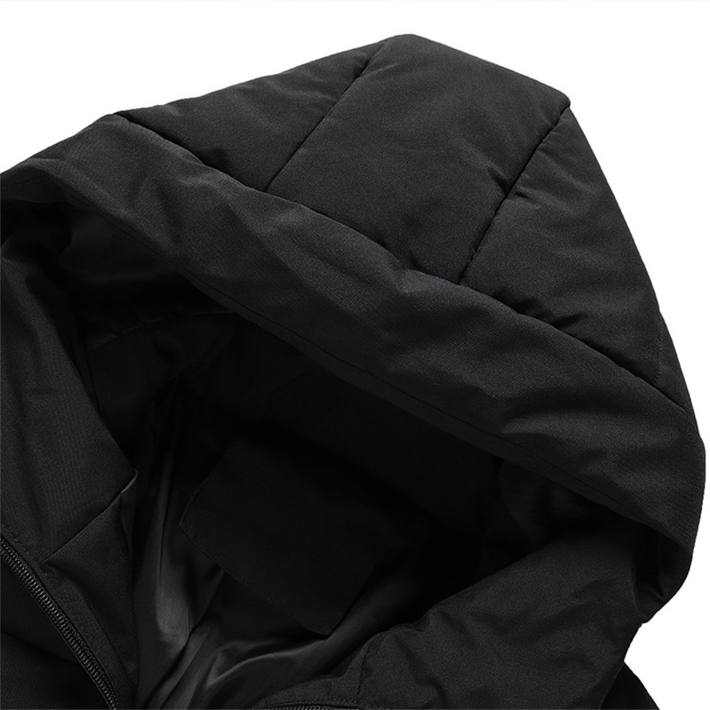 Spring, Autumn and Winter Men's Customized Logo Outdoor Zipper Waterproof Hooded Warm Top > Men's Clothing > Men's Jackets