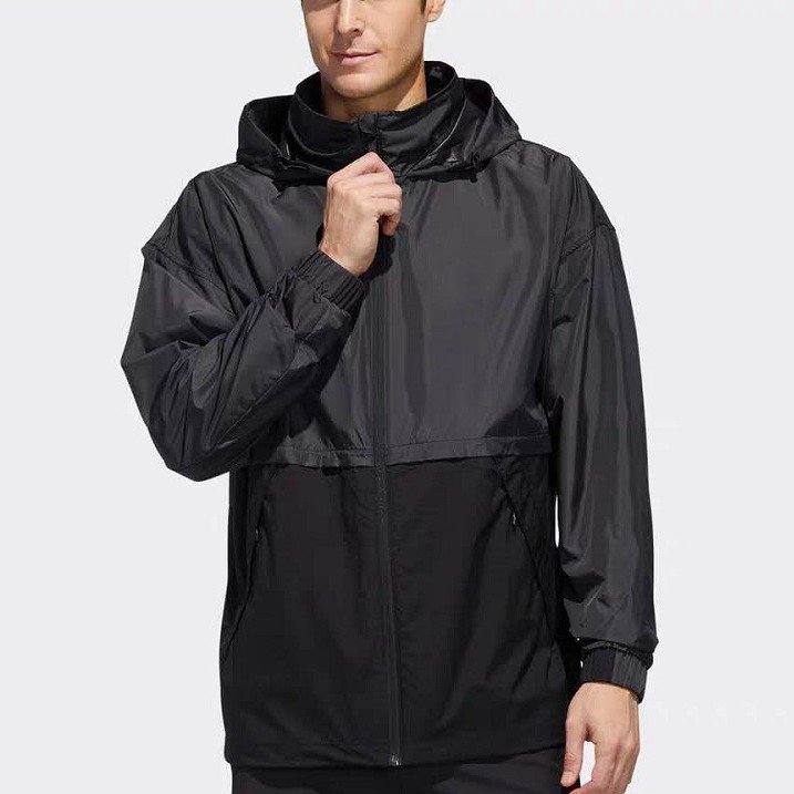 OEM ODM Custom Logo Fashion Patchwork Outdoor Sport Light Weight Waterproof Windbreaker Men's Jacket