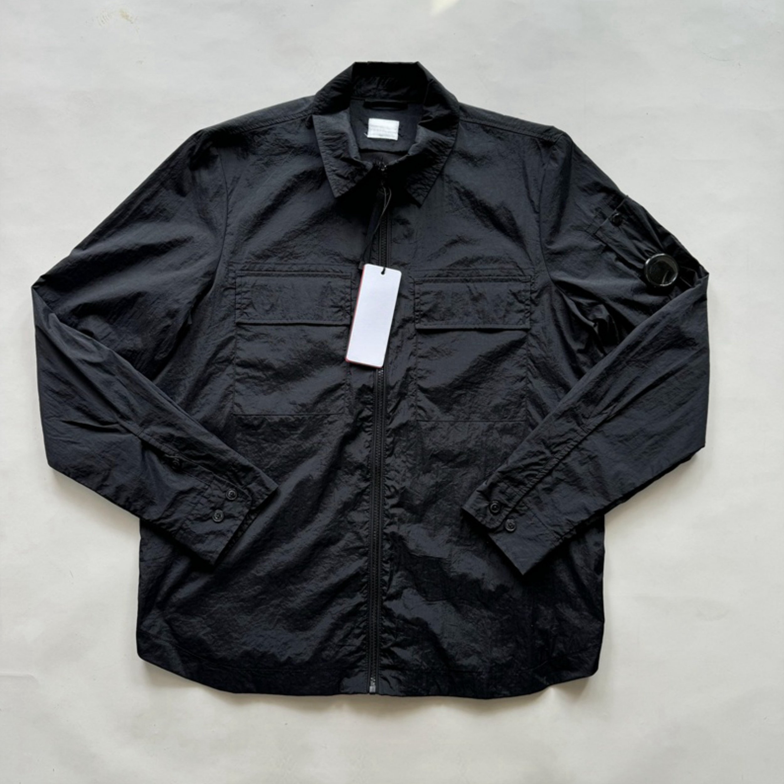 High quality casual sport Lightweight cotton hoodie Jacket for men CP plus size men's company jacket clothing