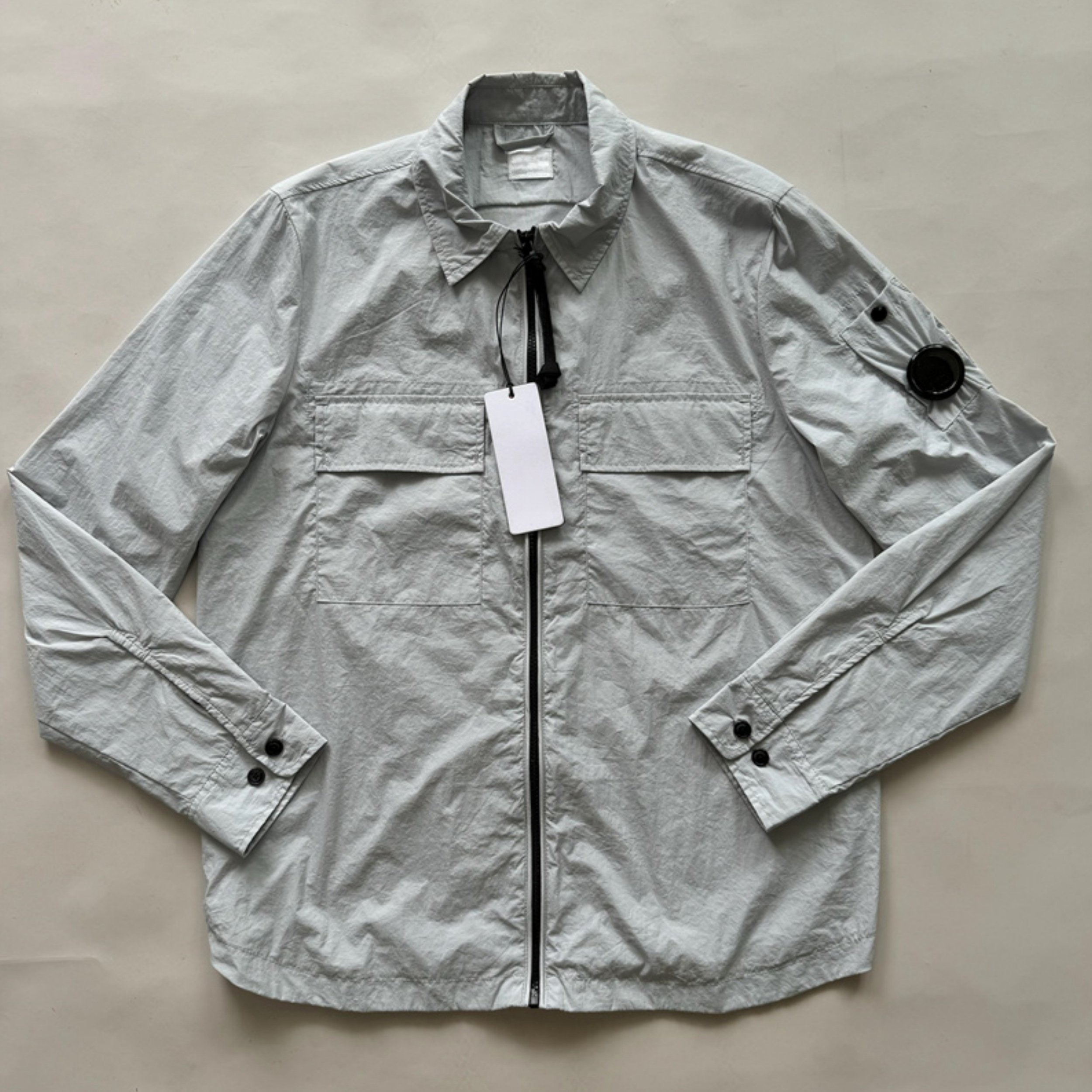 High quality casual sport Lightweight cotton hoodie Jacket for men CP plus size men's company jacket clothing