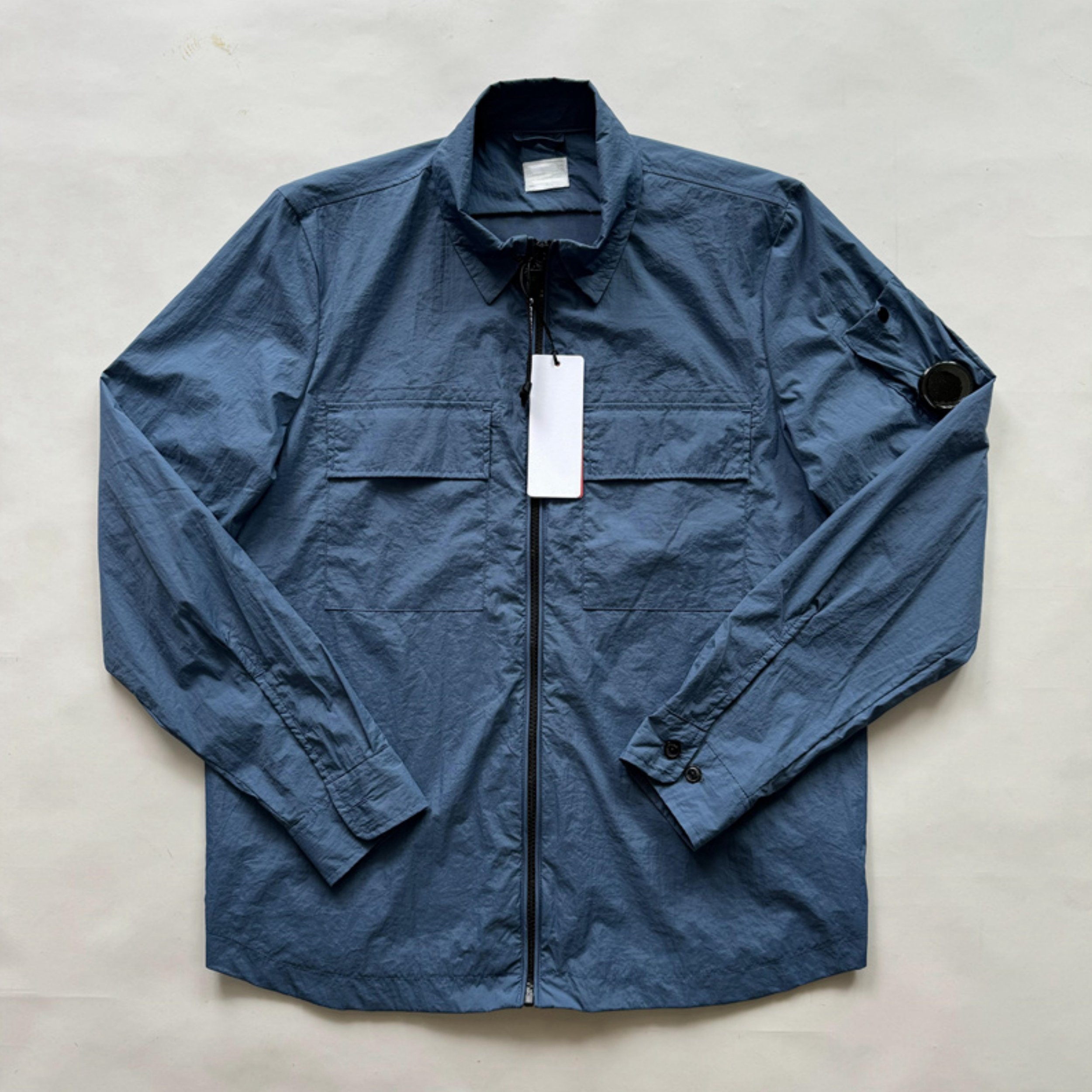 High quality casual sport Lightweight cotton hoodie Jacket for men CP plus size men's company jacket clothing
