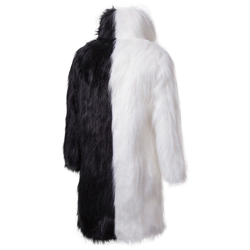 Autumn and Winter New Men's Coat European and American Fashion Personality Hip Hop Long Fur fabric Coat OEM