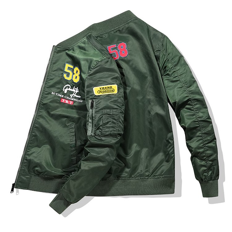 Spring Autumn wear water proof mens ma1 customized flight jacket men's jackets & coats