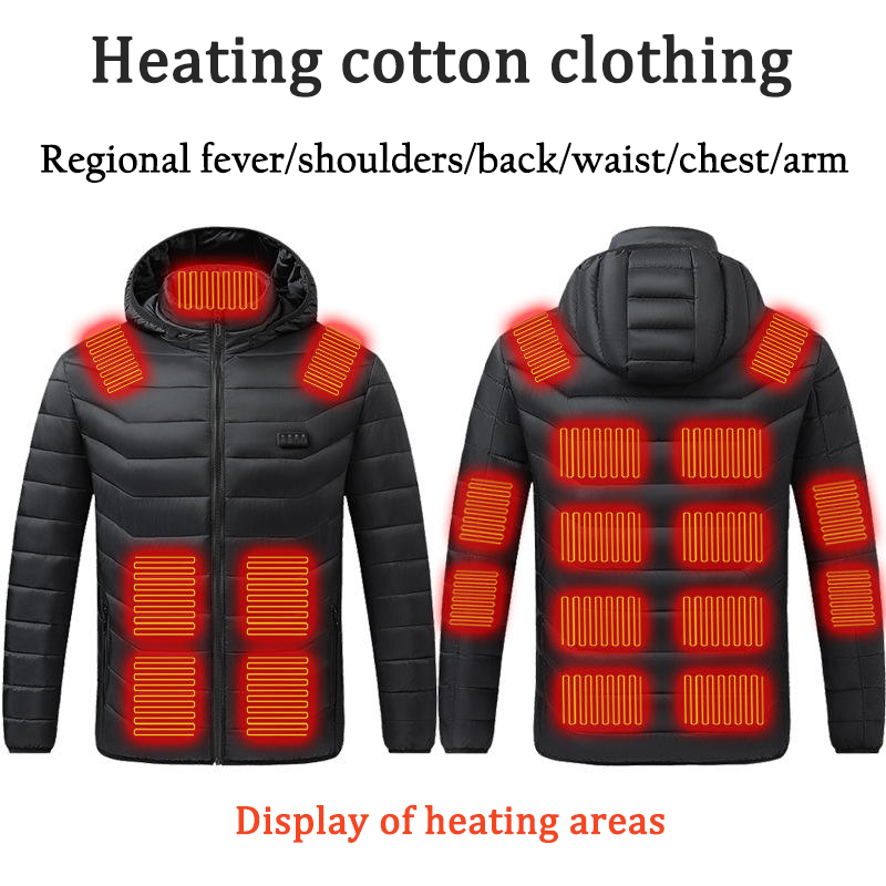 2023 New Arrived Heated Jackets with Battery Pack 180g Insulation work jackets water-resistant coat for men's jackets