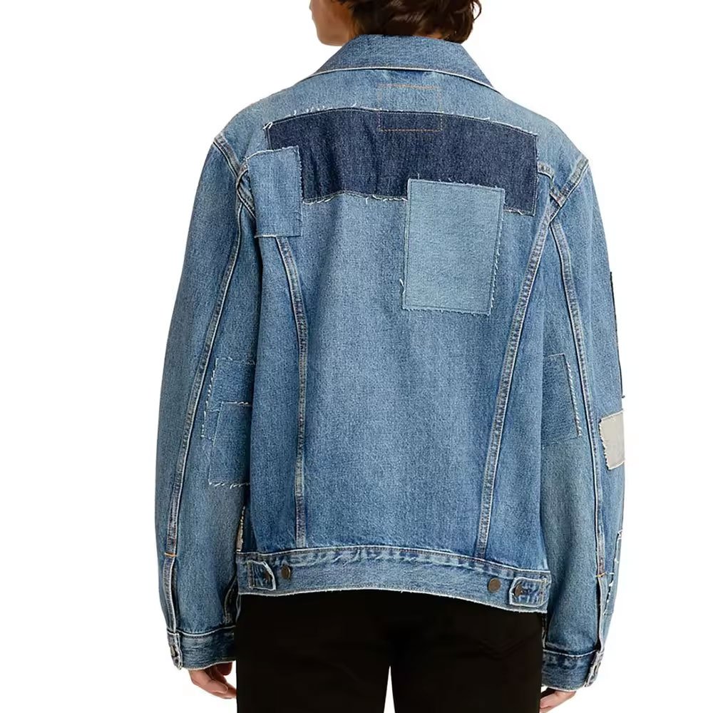 wholesale High Quality Mens Cotton jeans Jacket custom Mens denim Jacket for men