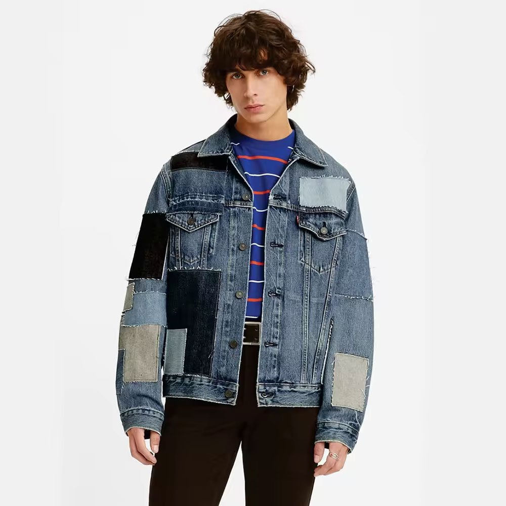wholesale High Quality Mens Cotton jeans Jacket custom Mens denim Jacket for men