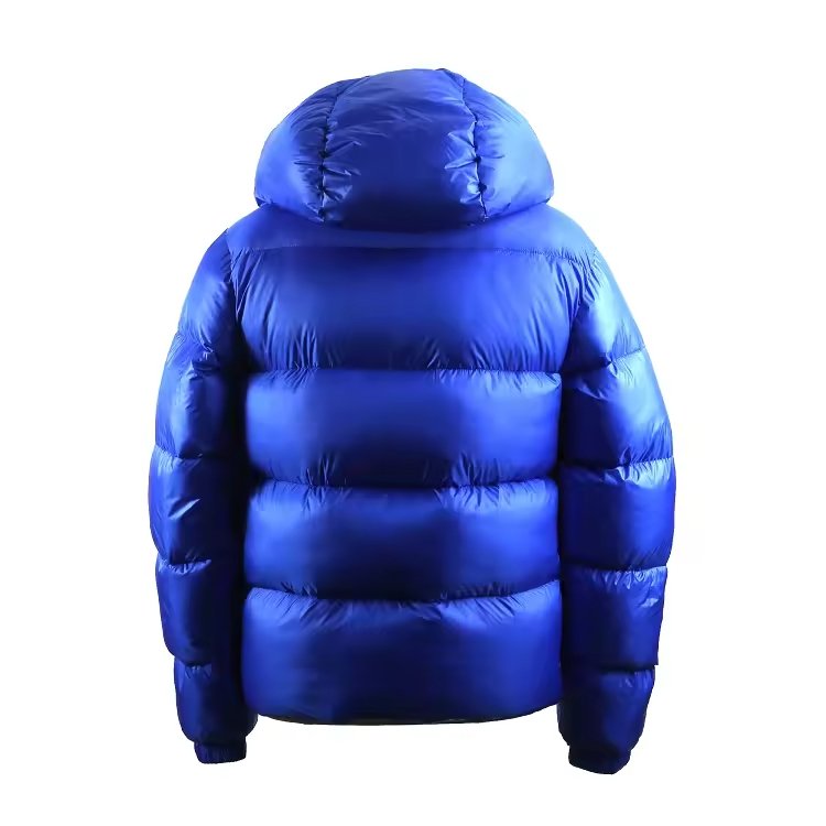 Winter Down Coat Hoodie Puffer Men Clothing Jacket Streetwear Printing Webbing Thickening Bubble Down Coats Men's Jackets
