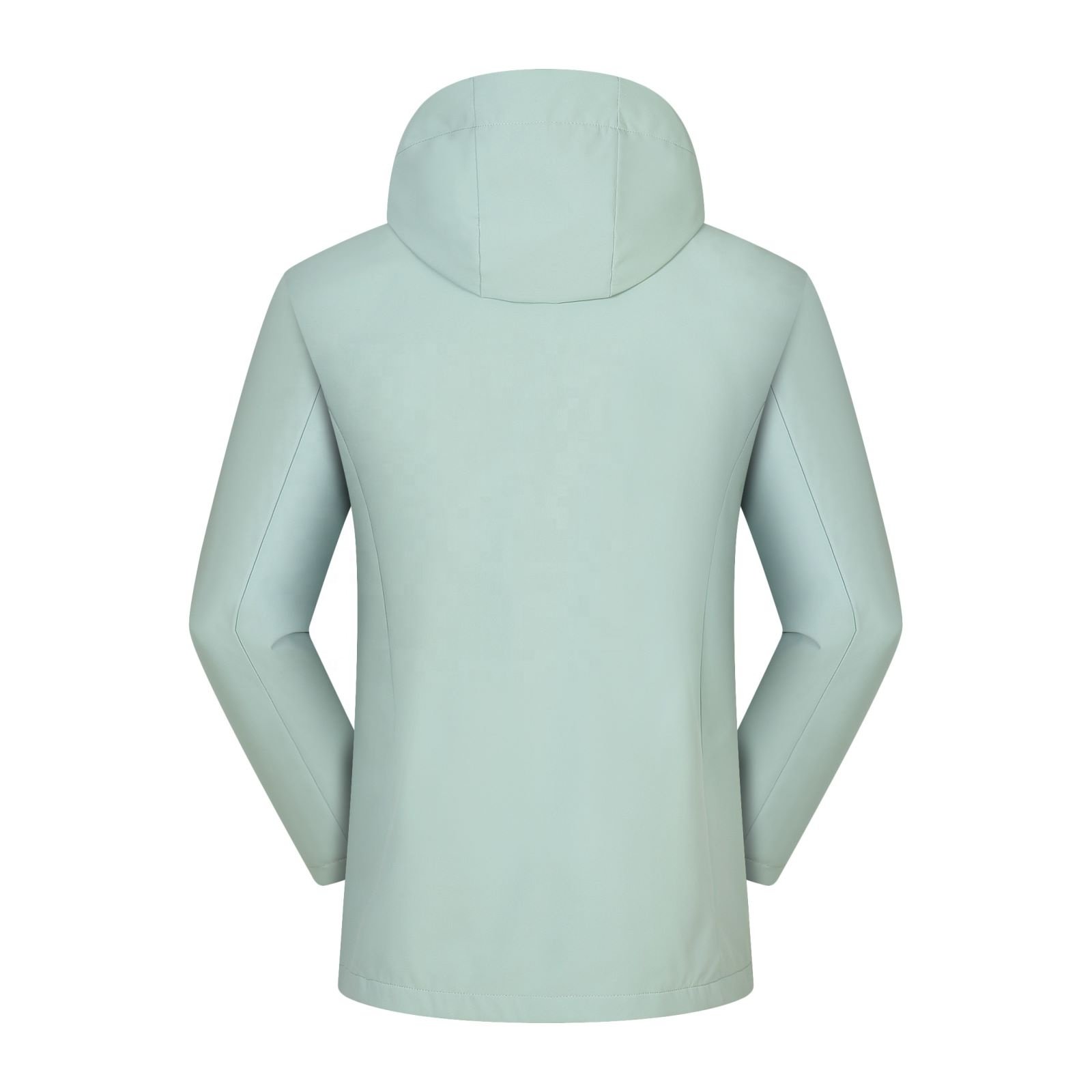 Hooded Rain Jacket Outdoor Raincoat Windbreaker Hiking Jacket Men's Wholesale Lightweight Waterproof Stand Woven 100% Polyester