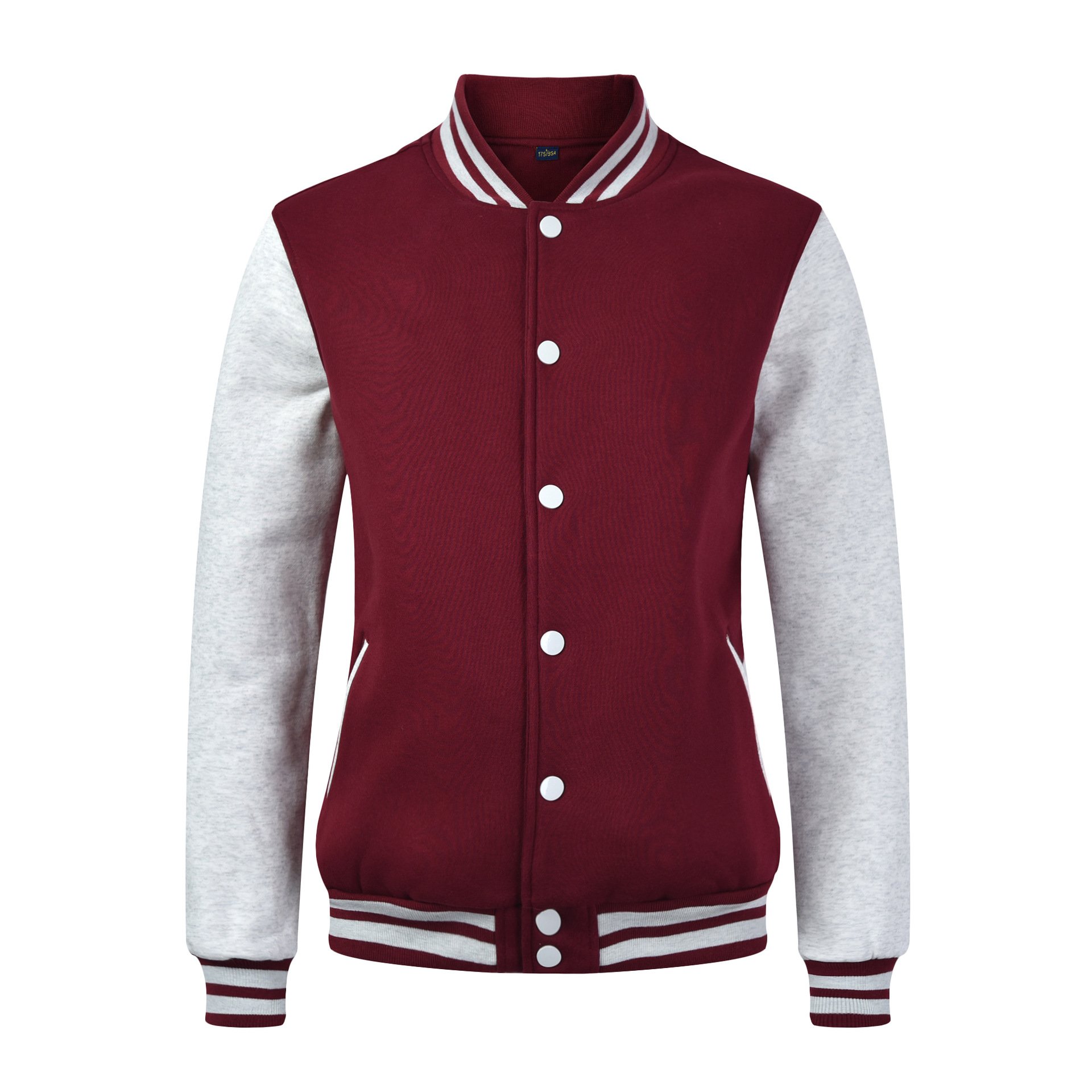 Plus size men's versity college jackets wholesale blank varsity jackets custom logo plain letterman varsity jacket for men 2024