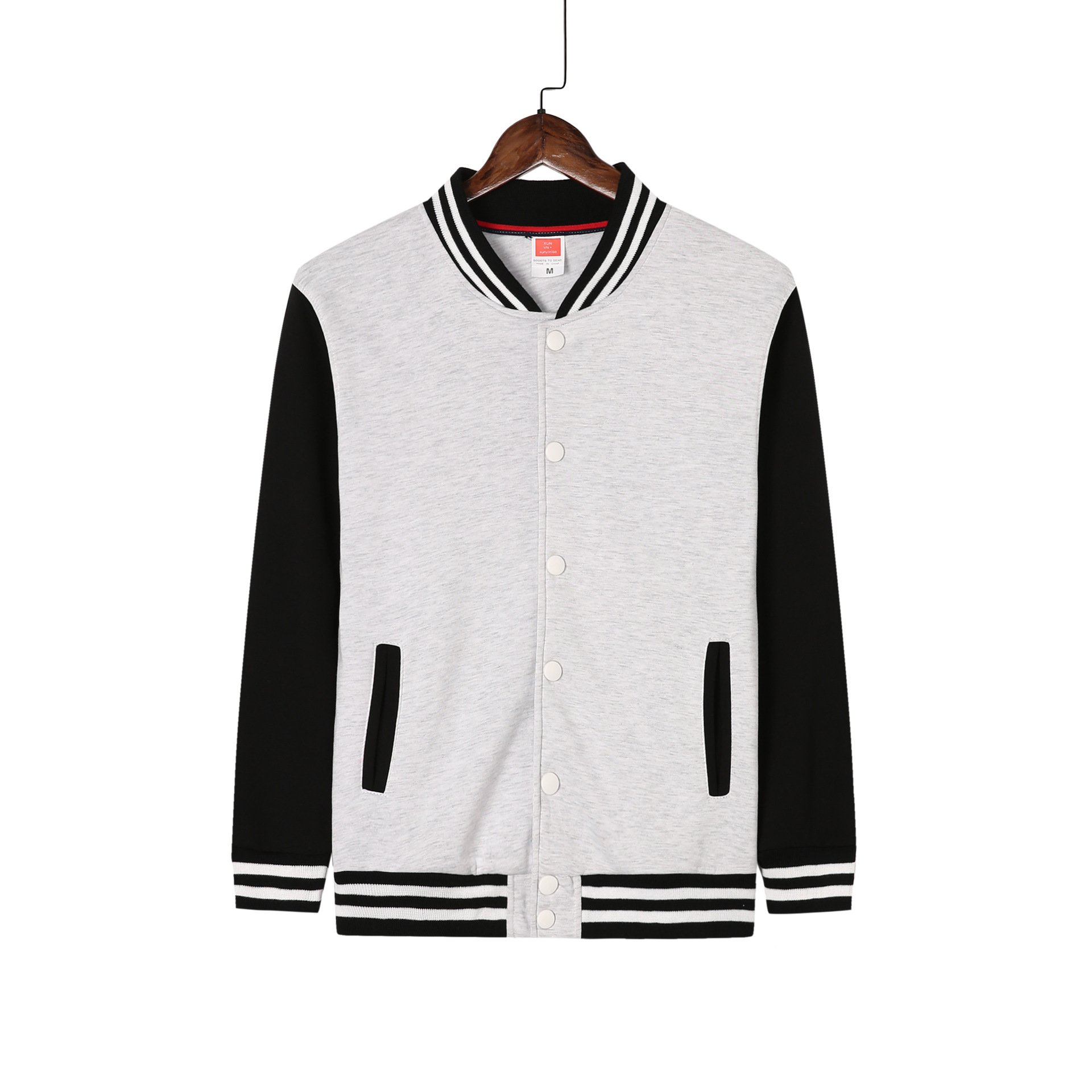 Plus size men's versity college jackets wholesale blank varsity jackets custom logo plain letterman varsity jacket for men 2024
