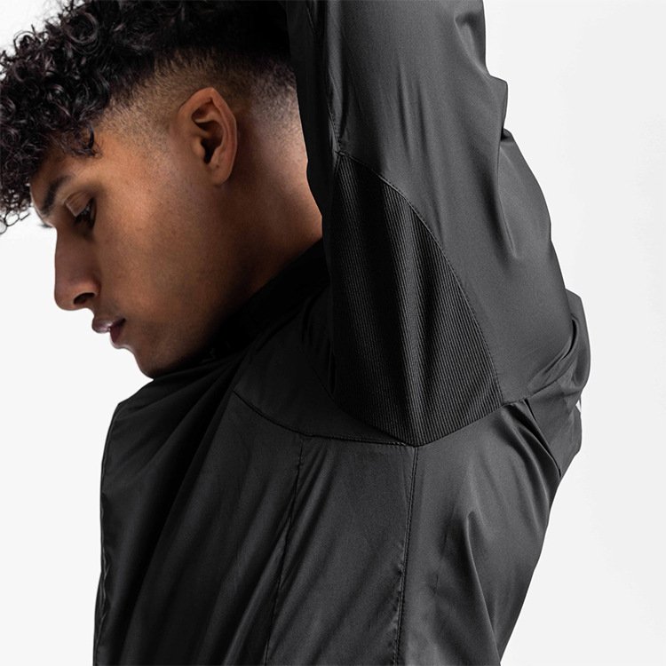New Men Zipper Fitness Sportswear Jackets Outdoor Running Jacket Gym Front Zipper Jackets