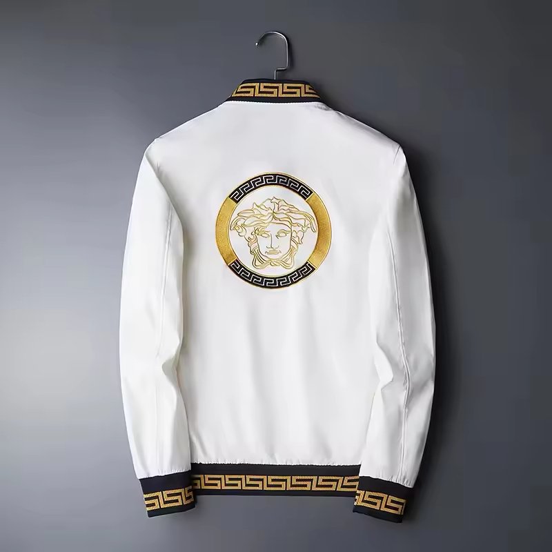 Dropshipping Men 's Jacket Fall Winter Clothing Vintage Embroidery Baseball Jackets Mens Jacket Outwear Men's Clothing