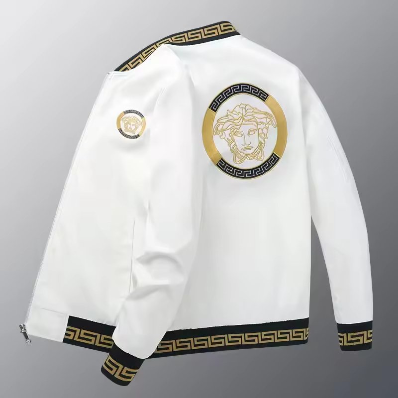 Dropshipping Men 's Jacket Fall Winter Clothing Vintage Embroidery Baseball Jackets Mens Jacket Outwear Men's Clothing