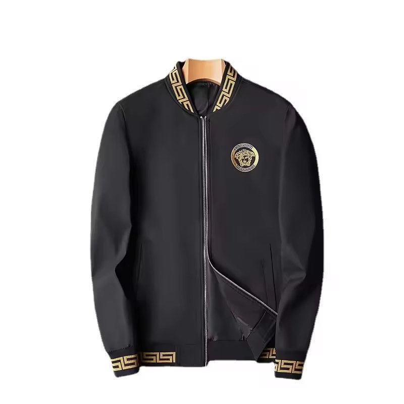 Dropshipping Men 's Jacket Fall Winter Clothing Vintage Embroidery Baseball Jackets Mens Jacket Outwear Men's Clothing