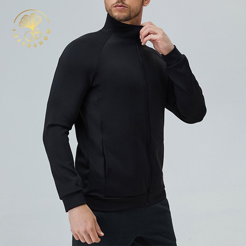 wholesale Sports Plus Size men's Light Blank Varsity Casual Zipper Waterproof Fashion Outdoor Running Clothing Jackets For Men