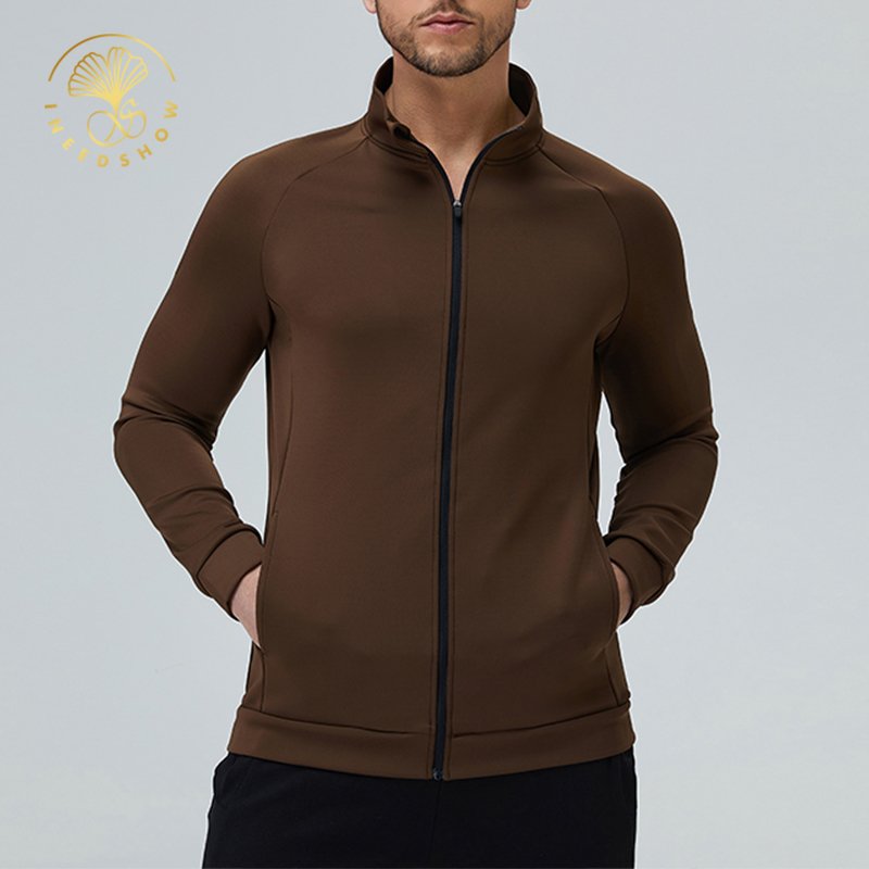 wholesale Sports Plus Size men's Light Blank Varsity Casual Zipper Waterproof Fashion Outdoor Running Clothing Jackets For Men