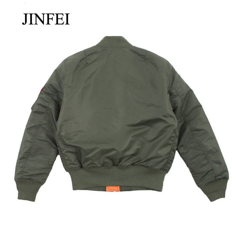 JINFEI MA1 pilot jacket outdoor casual men's thickened cotton padded jacket short warm Baseball uniform tactical cotton jacket