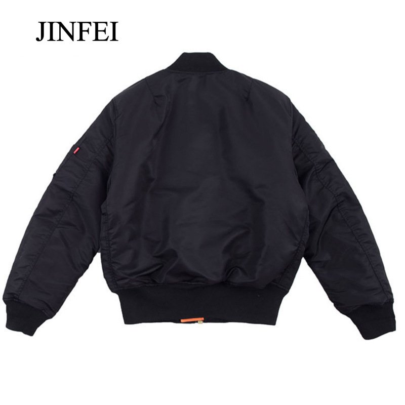 JINFEI MA1 pilot jacket outdoor casual men's thickened cotton padded jacket short warm Baseball uniform tactical cotton jacket