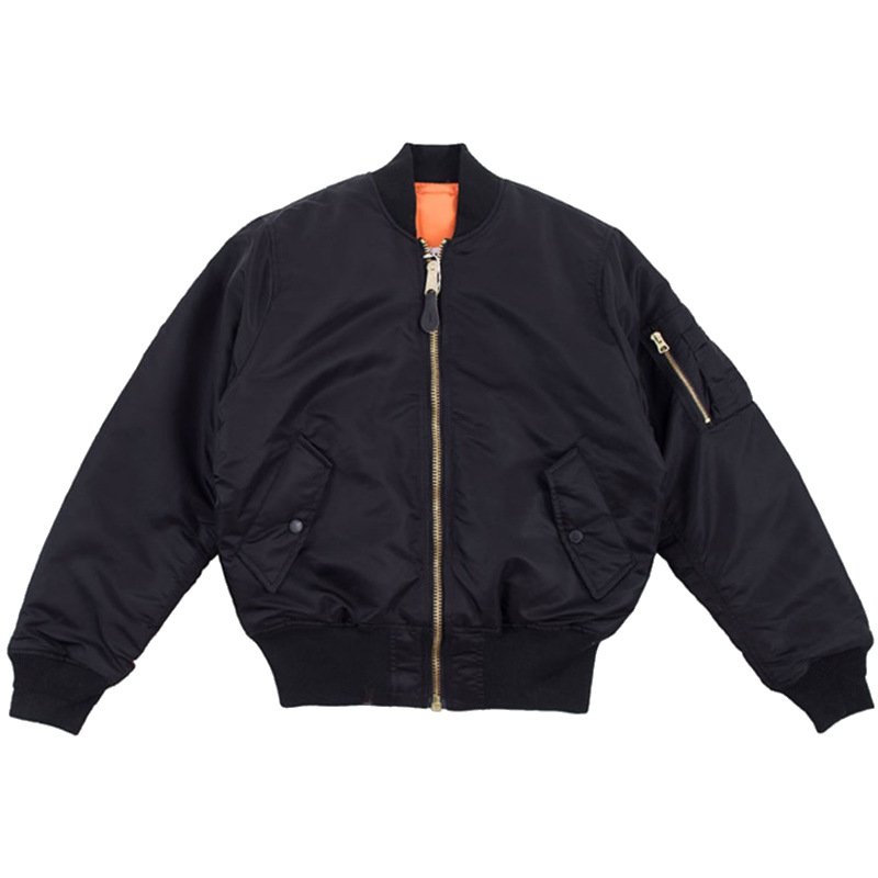 JINFEI MA1 pilot jacket outdoor casual men's thickened cotton padded jacket short warm Baseball uniform tactical cotton jacket