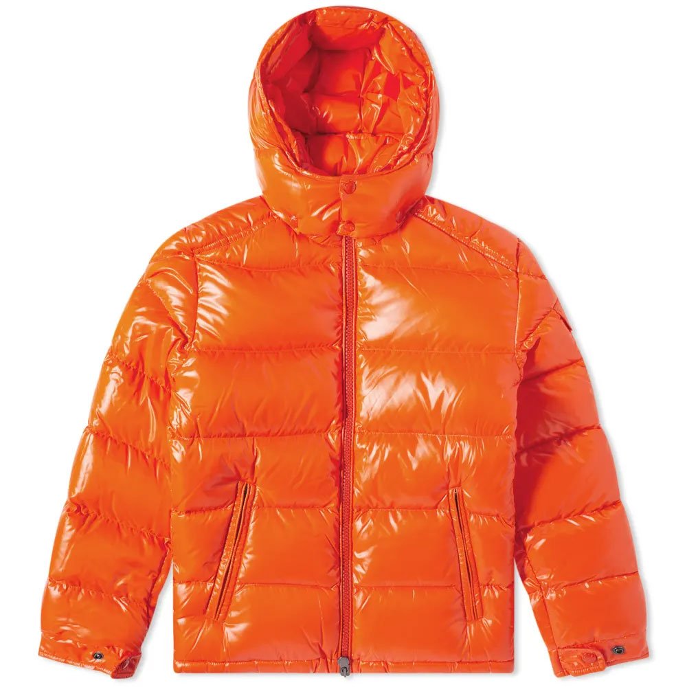 OEM custom100% Nylon men goose down padding bubble puffer down jacket with detachable drawstring hood