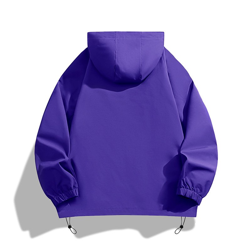 Men's varsity Jacket Fashion Loose Large Size Zipper Hooded Cardigan Jacket with zipper for men