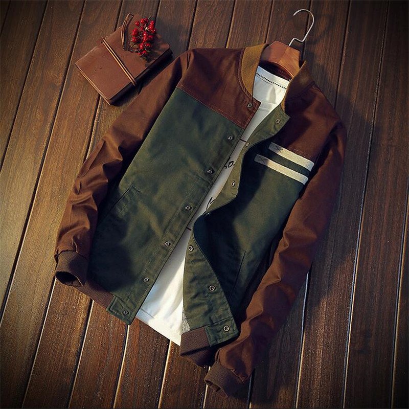 Loose Fitting Sports Cotton Jacket Men'S Standing Collar Cardigan Outdoor Cotton Casual Jacket Warm Cotton Jacket