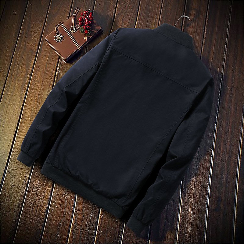 Loose Fitting Sports Cotton Jacket Men'S Standing Collar Cardigan Outdoor Cotton Casual Jacket Warm Cotton Jacket