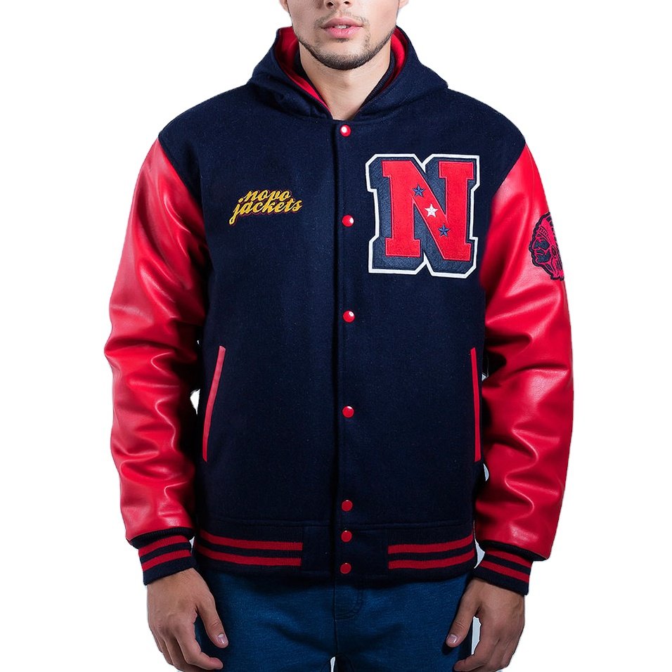 Custom Varsity Letterman Jackets College Jackets Embroidered Logos Men's Baseball Jackets
