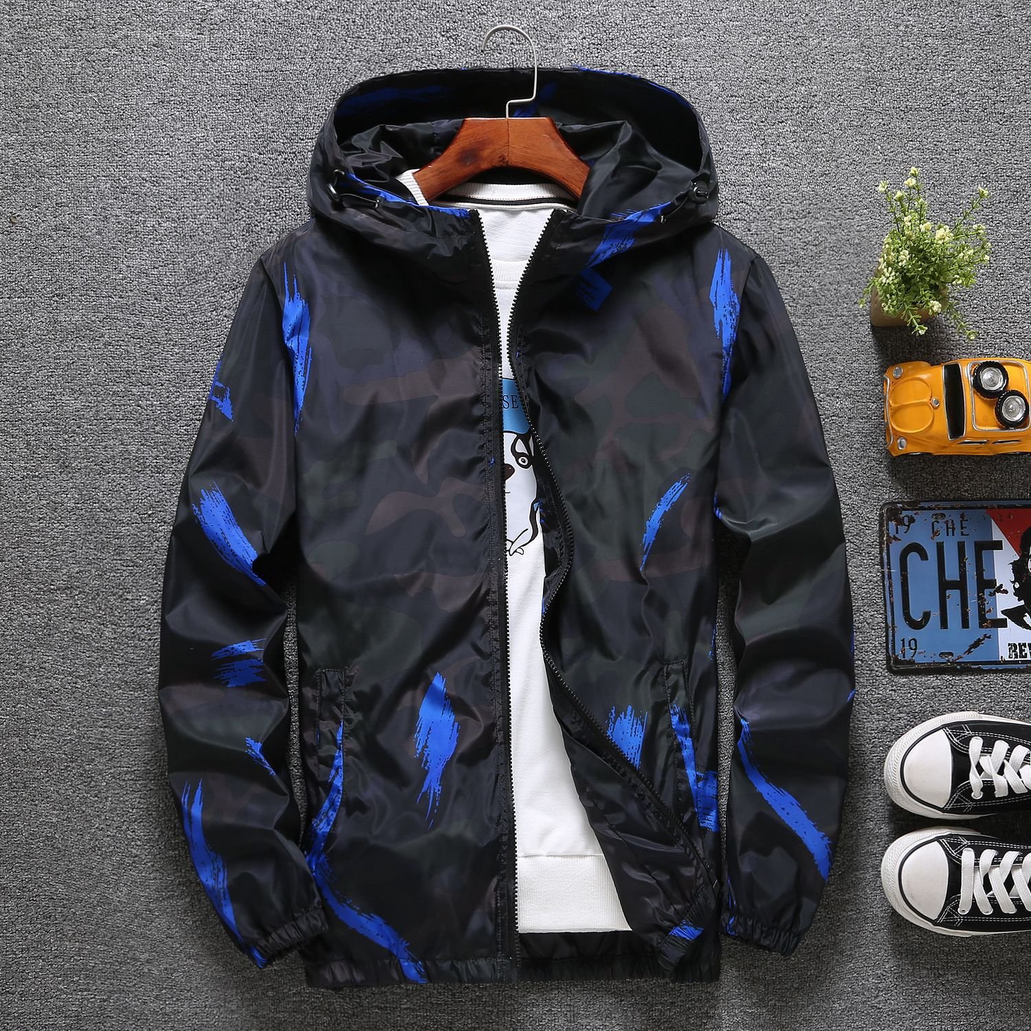 Spring And Autumn Men'S Outerwear Middle-Aged Men'S Jacket Thin Business Casual Jacket