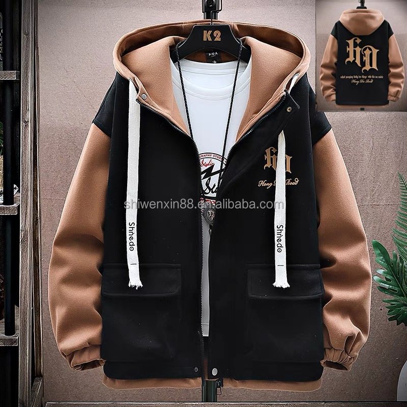 New men's jacket outdoor sports mountaineering camping high quality men's sportswear trench jacket