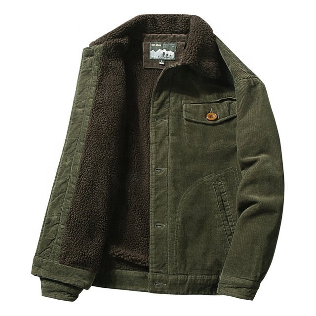 Manufacturer Custom Logo Street Wear Zip Up Fleece Coat Men's Winter Jacket Fleecy Lamb Men's Jacket Coat