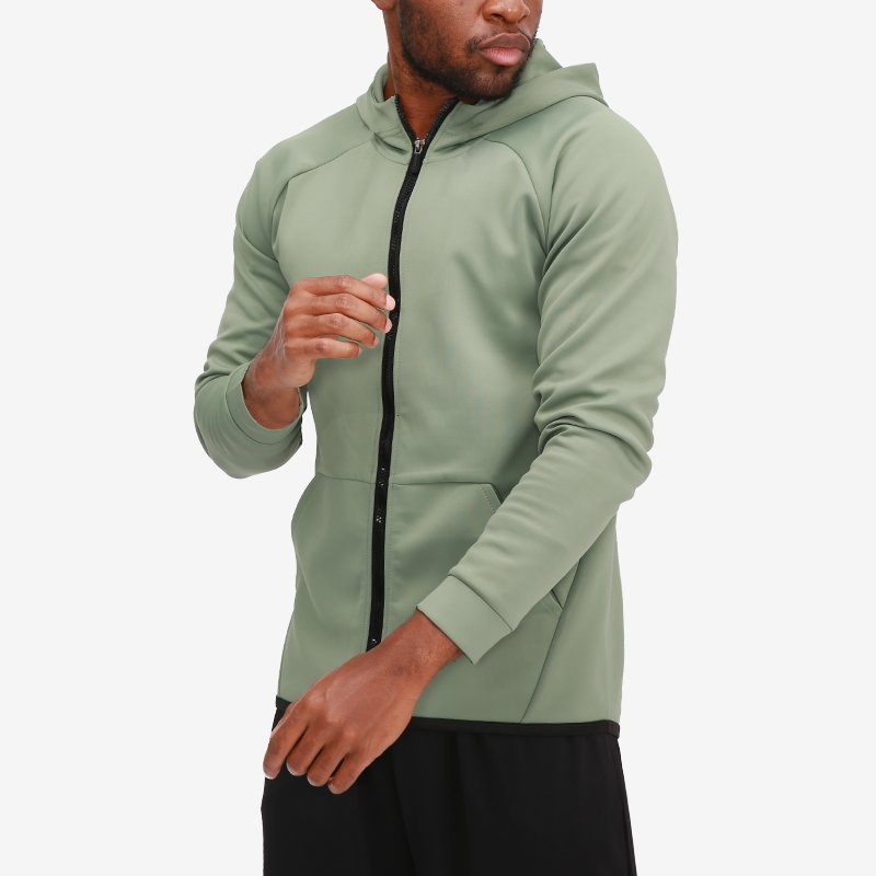 Slim Fit Tracksuits Men's Zipper Hoodies Sports Jackets & Coats Custom Outdoor Fitness Training Jacket