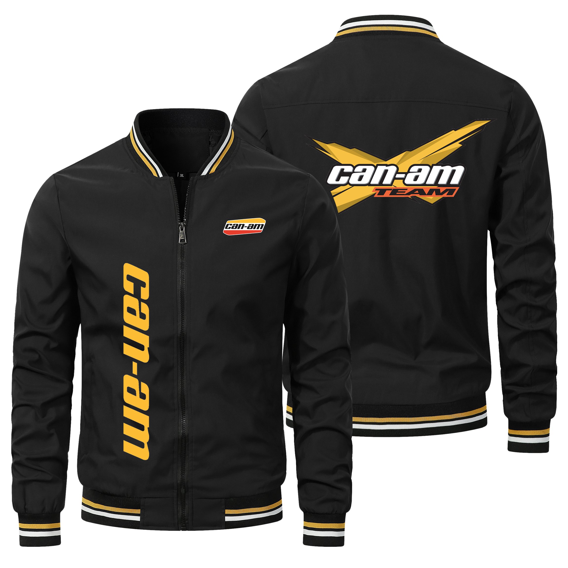 men's coats Can am Wing Logo Print clothing fashion man coat Custom Motorcycle Racing men's jackets bomber jacket