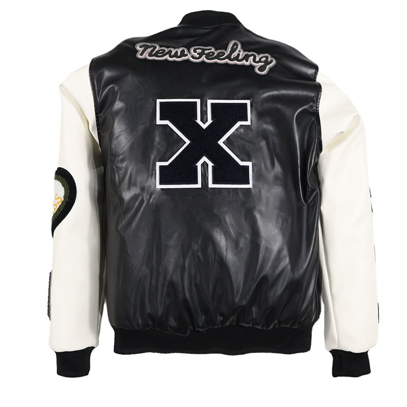 The Hottest Models Of 2024 Men's Baseball Bomber Jacket Chenille Patch Jacket for Men Custom Plus Size Men's Jacket